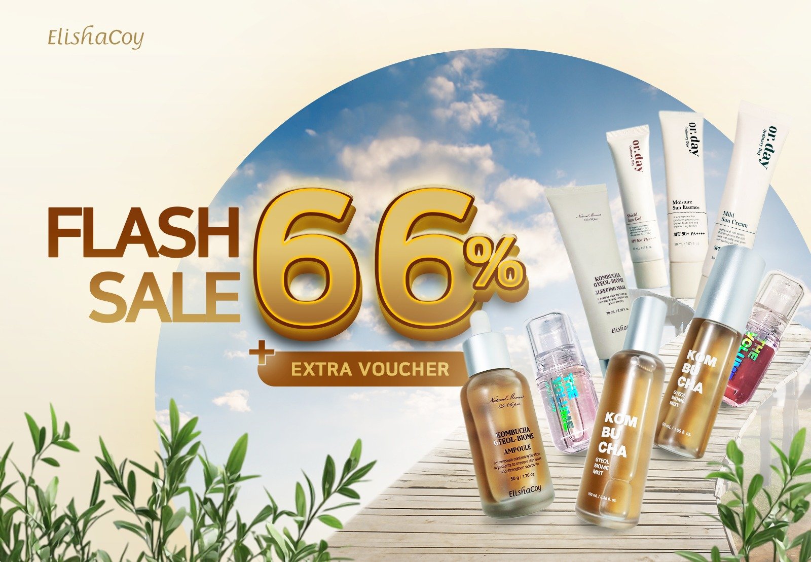 Flash Sale 6.6 plus Extra Voucer