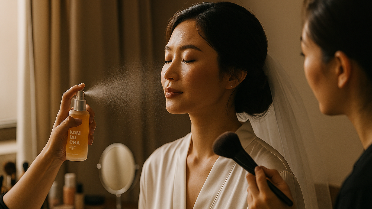 Rahasia Makeup Flawless dan Tahan Lama Wajib Pakai Face Mist Kombucha Ini!